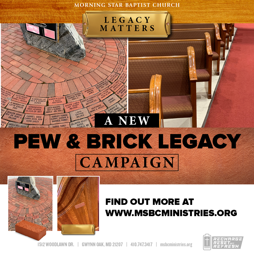 Pew and Brick Legacy Campaign